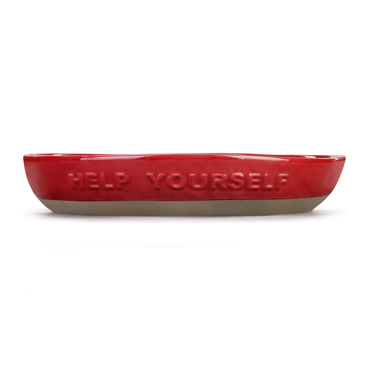 Red Help Yourself Serving Bowl thumbnail