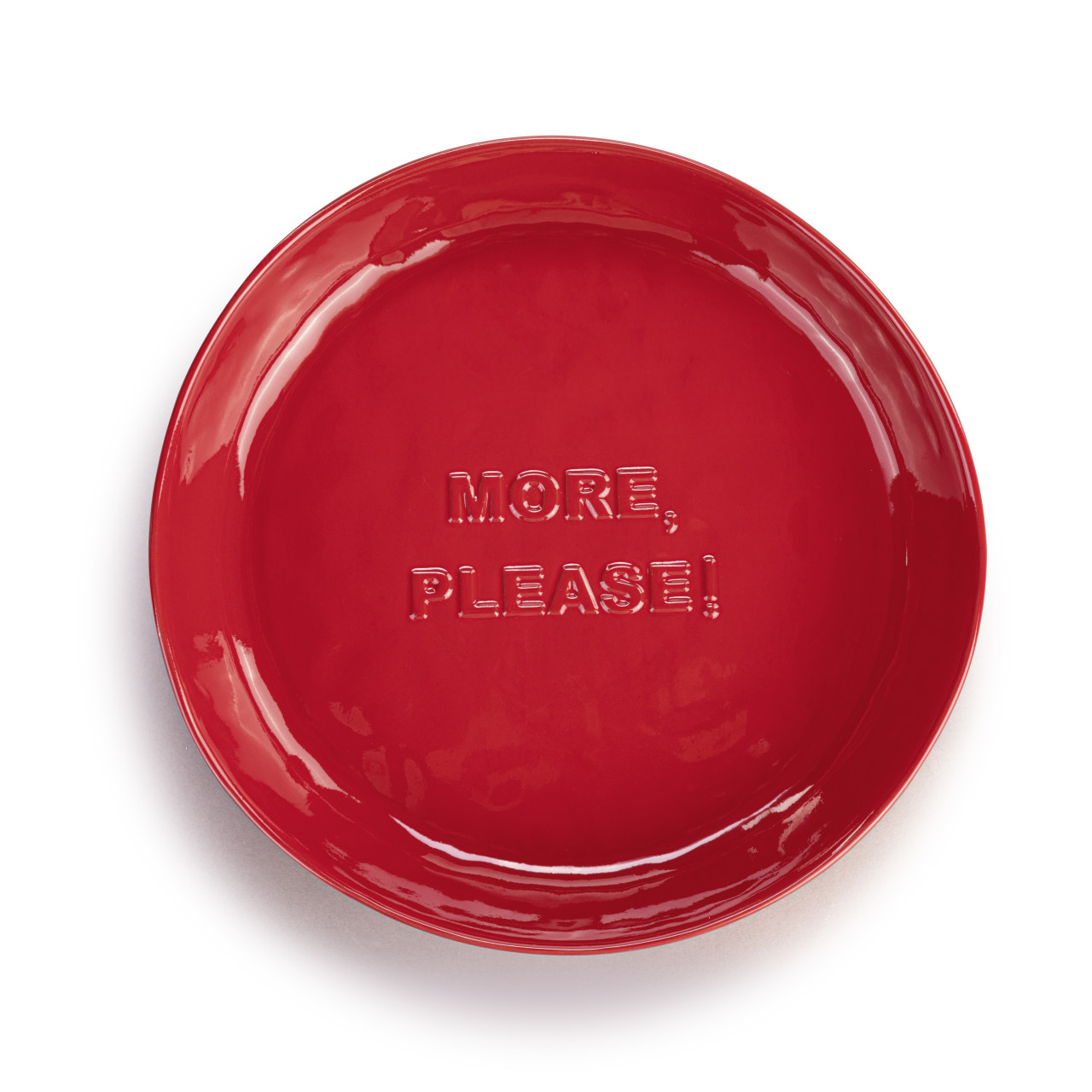 Red Help Yourself Serving Bowl thumbnail