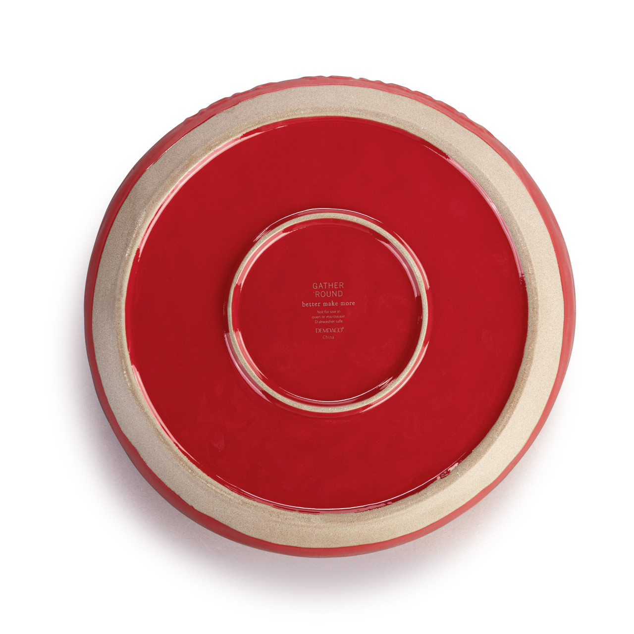 Red Help Yourself Serving Bowl thumbnail