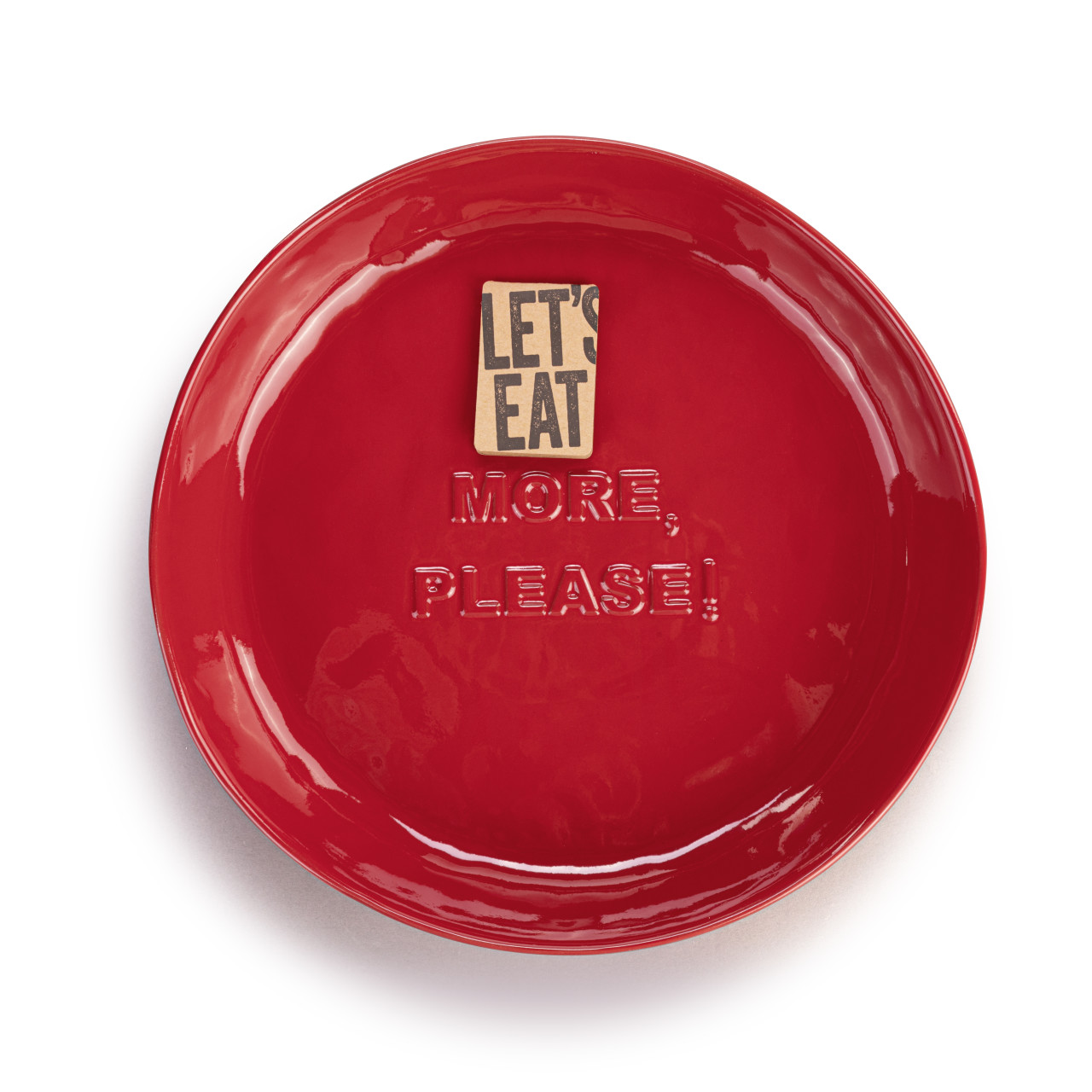 Red Help Yourself Serving Bowl thumbnail