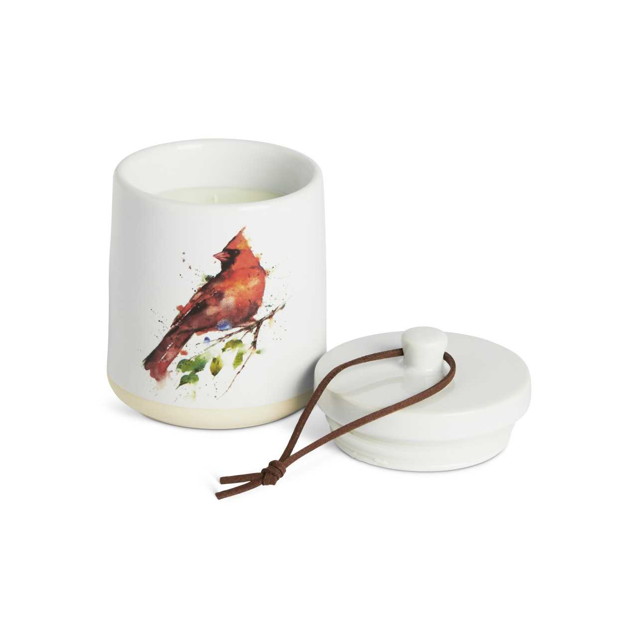 Spring Cardinal Candle with Lid thumbnail