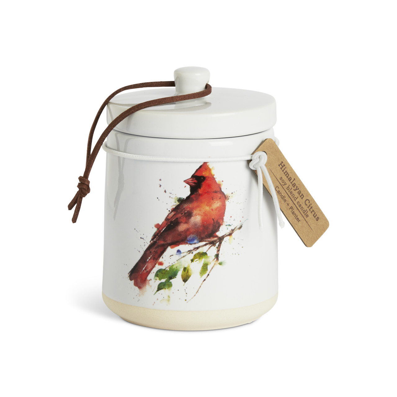 Spring Cardinal Candle with Lid thumbnail