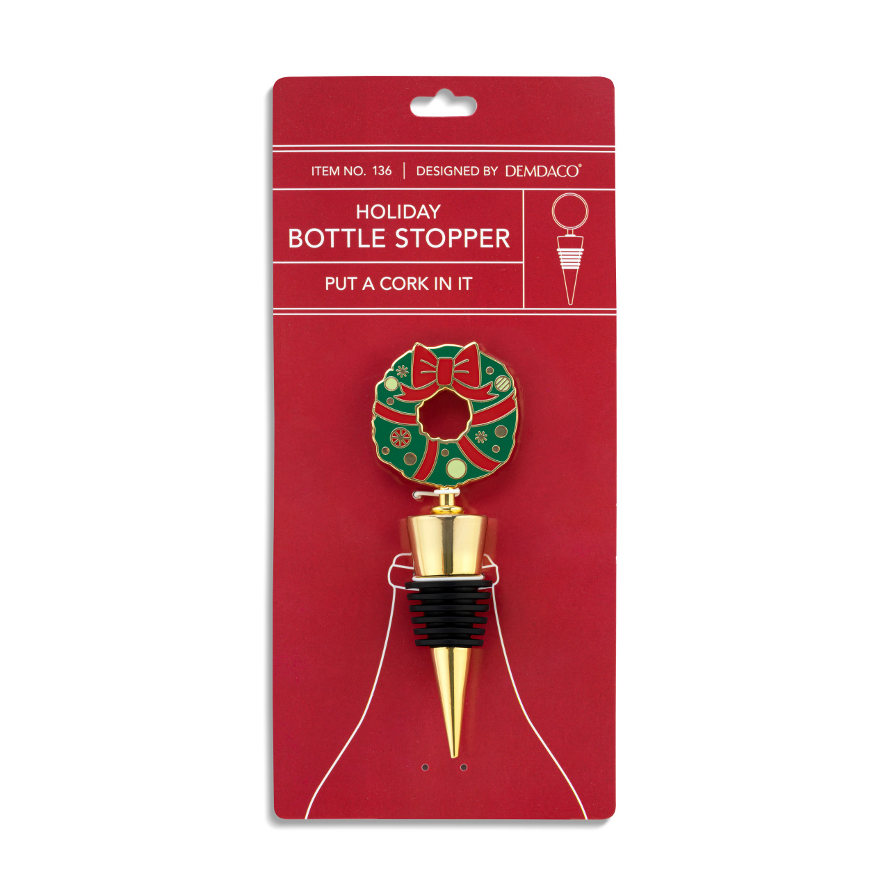 Bottle Stopper - Wreath thumbnail