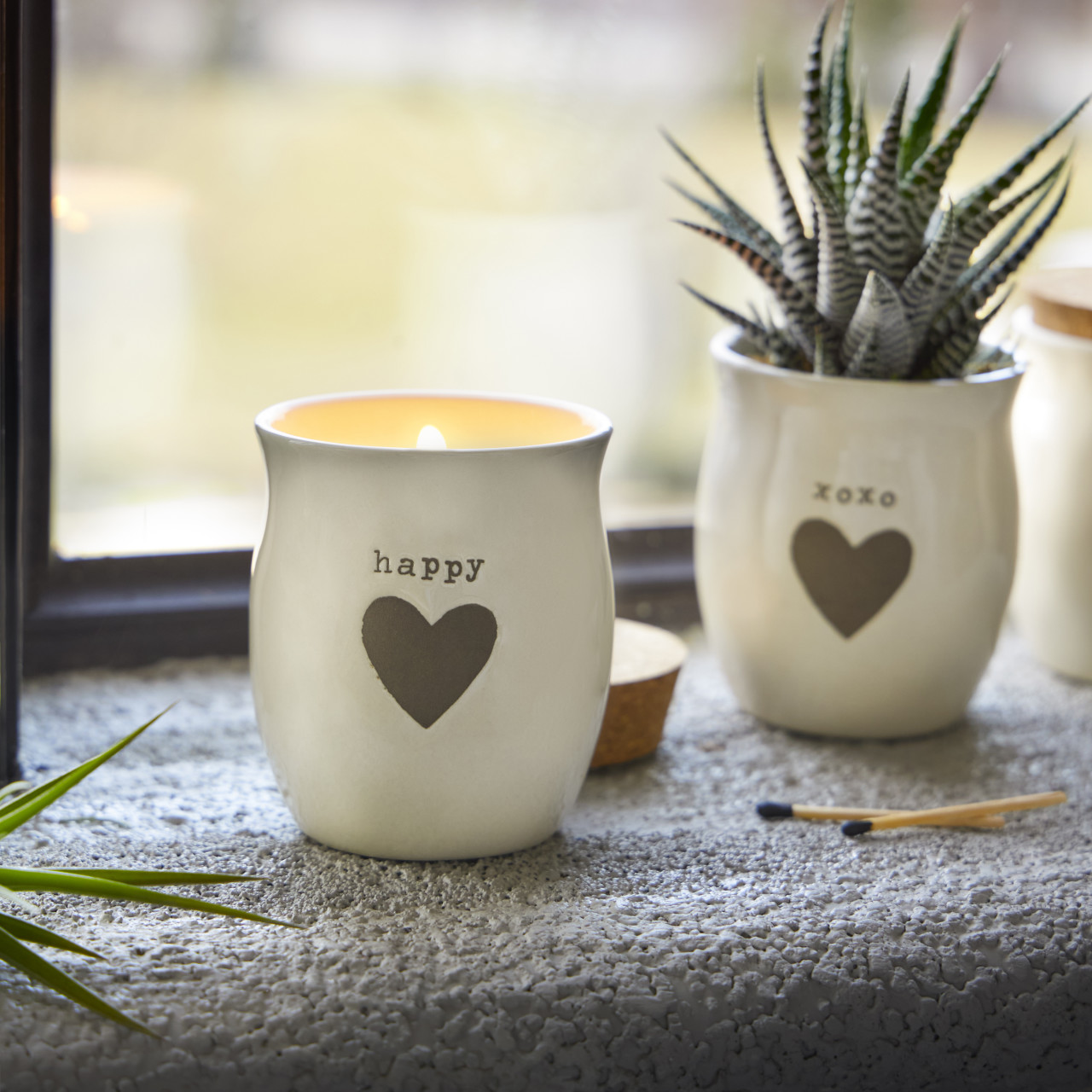 Happy Heart Small Candle thumbnail