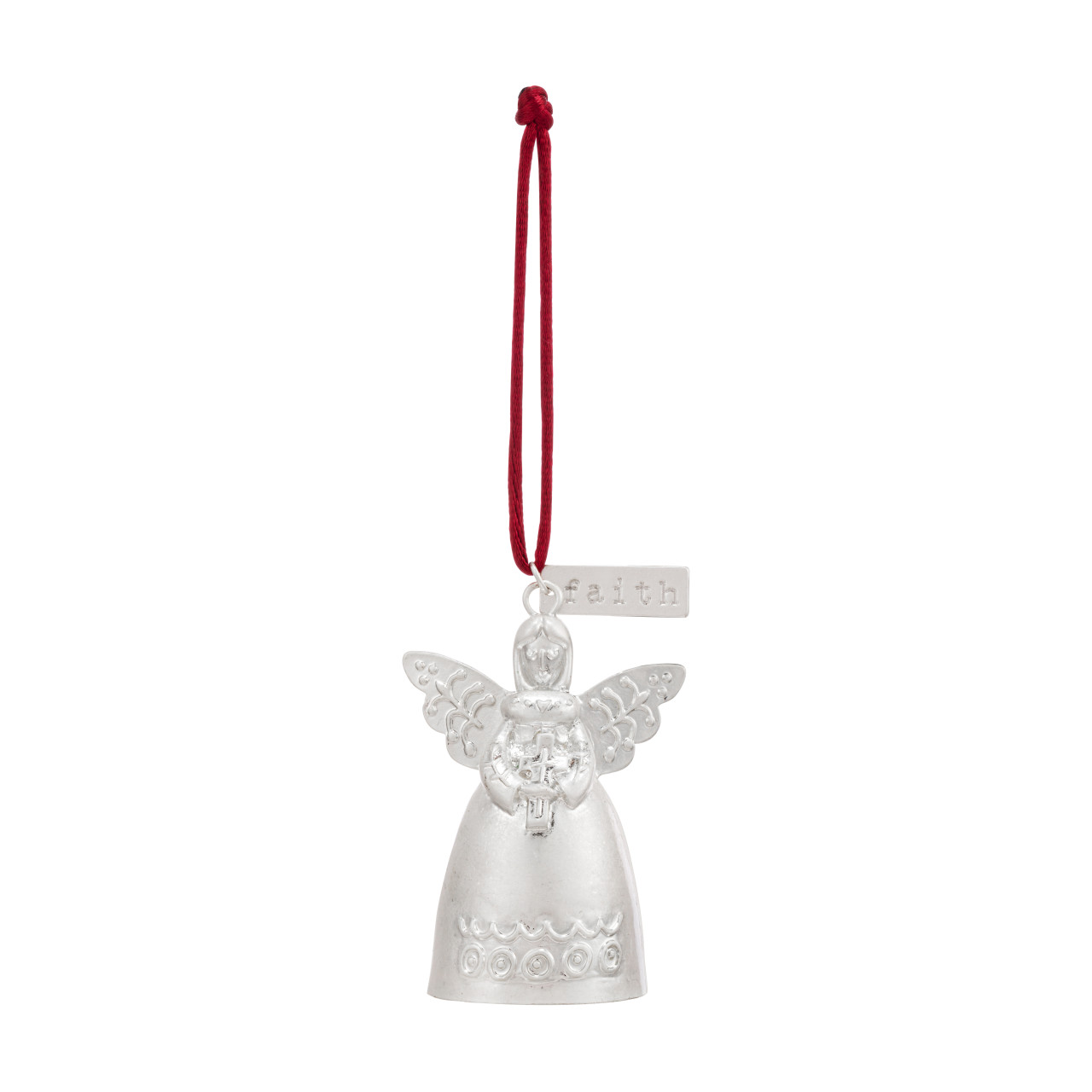 Mini Bell Angel Ornament - Faith thumbnail
