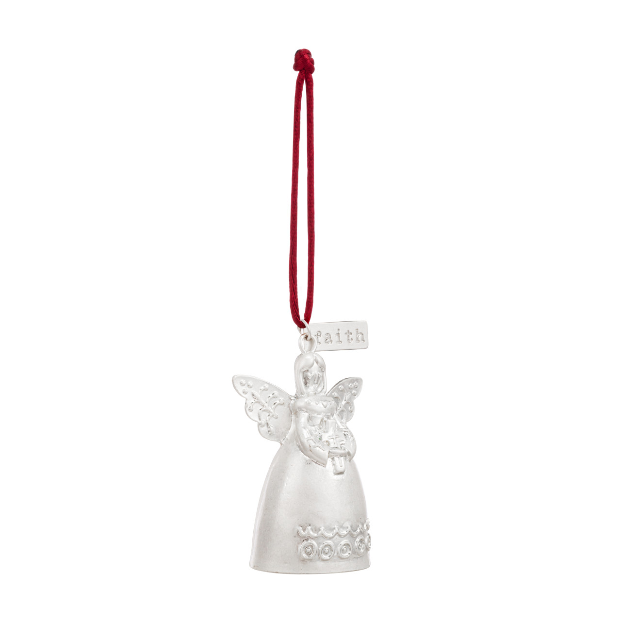 Mini Bell Angel Ornament - Faith thumbnail
