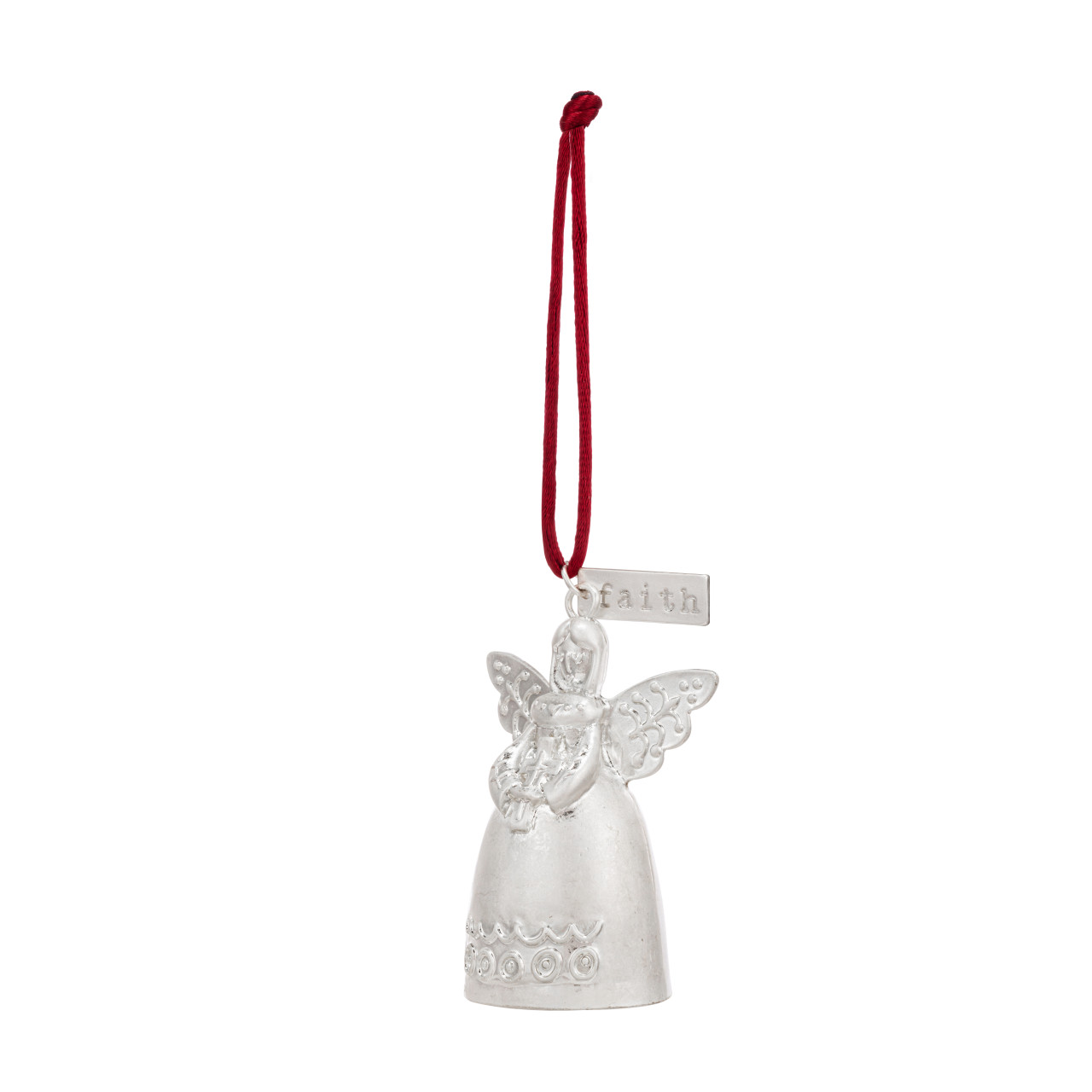 Mini Bell Angel Ornament - Faith thumbnail