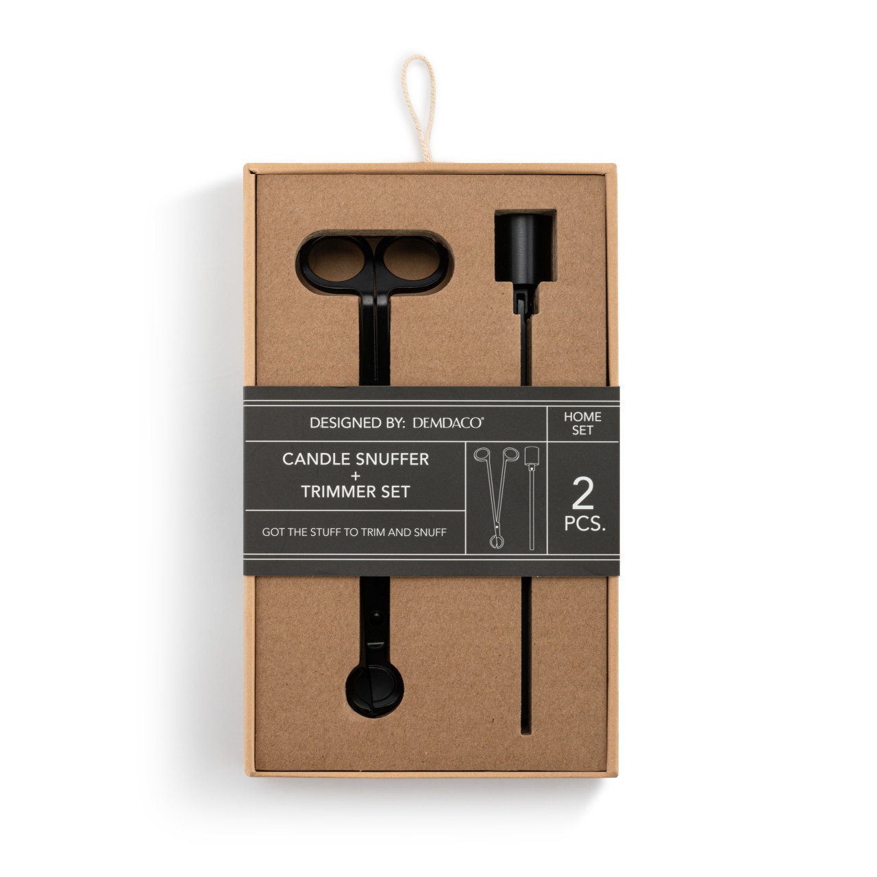 Candle Snuffer and Trimmer Set - Black thumbnail