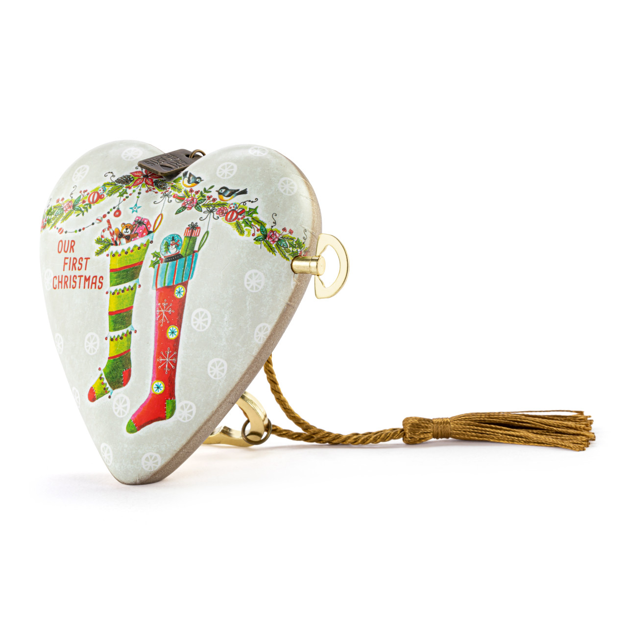 Our First Christmas Musical Art Heart thumbnail