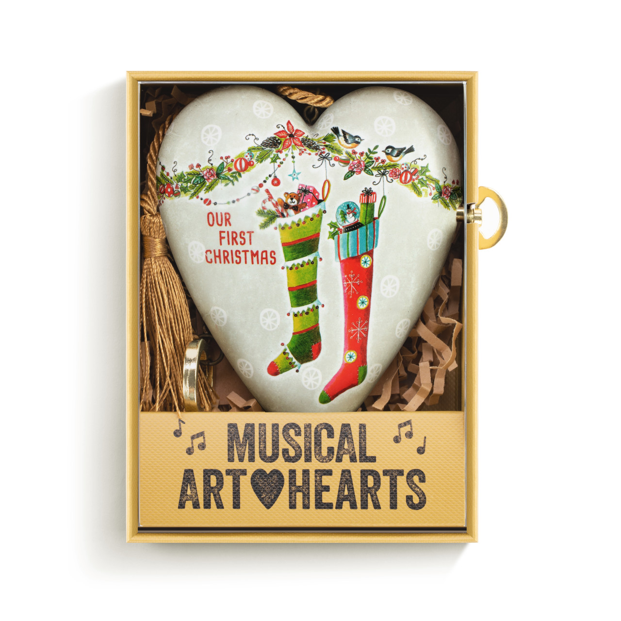 Our First Christmas Musical Art Heart thumbnail