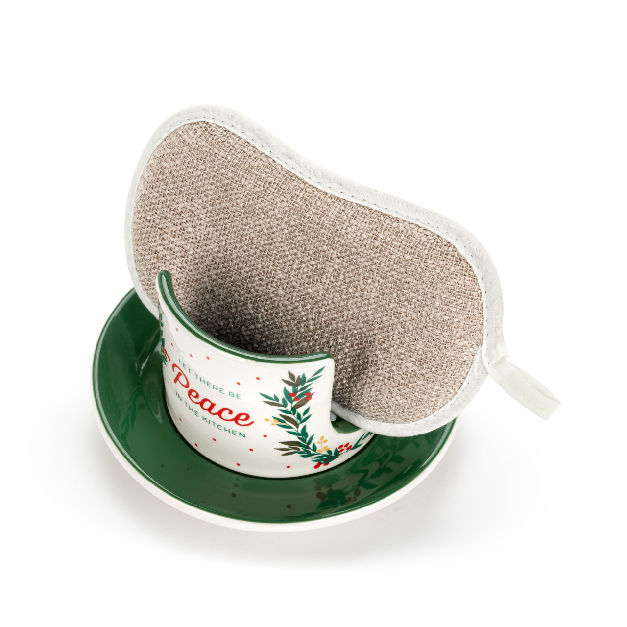 Let There Be Peace Soap Dish with Sponge thumbnail