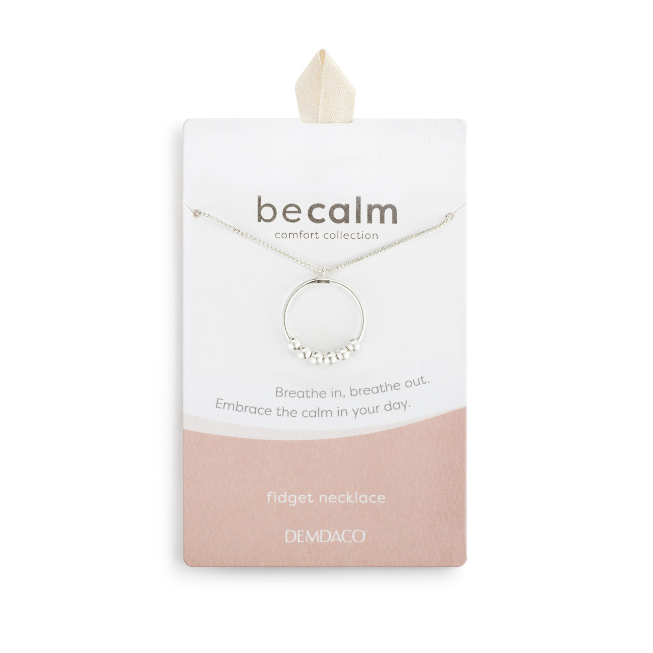 BeCalm Silver Necklace -18in thumbnail
