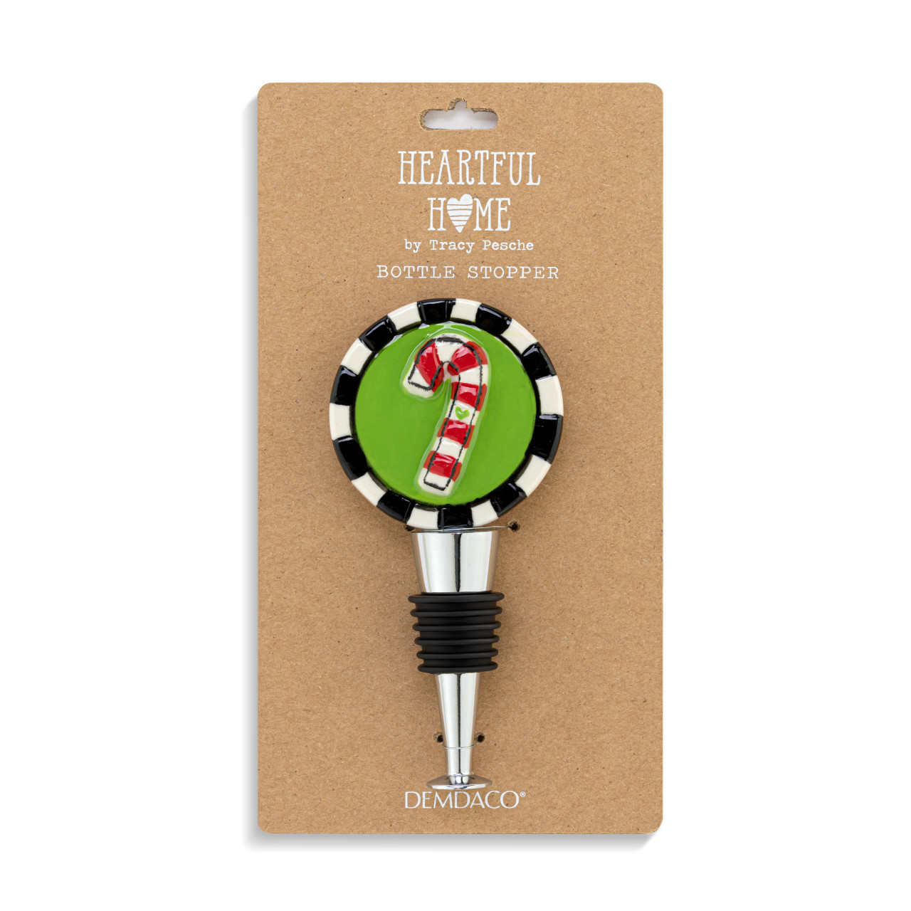 Candy Cane Bottle Stopper thumbnail