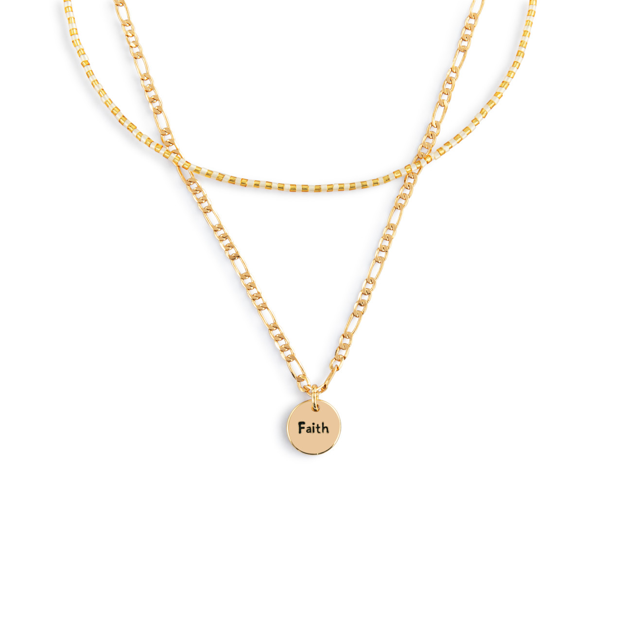 Your Journey Beaded Necklace - Faith thumbnail