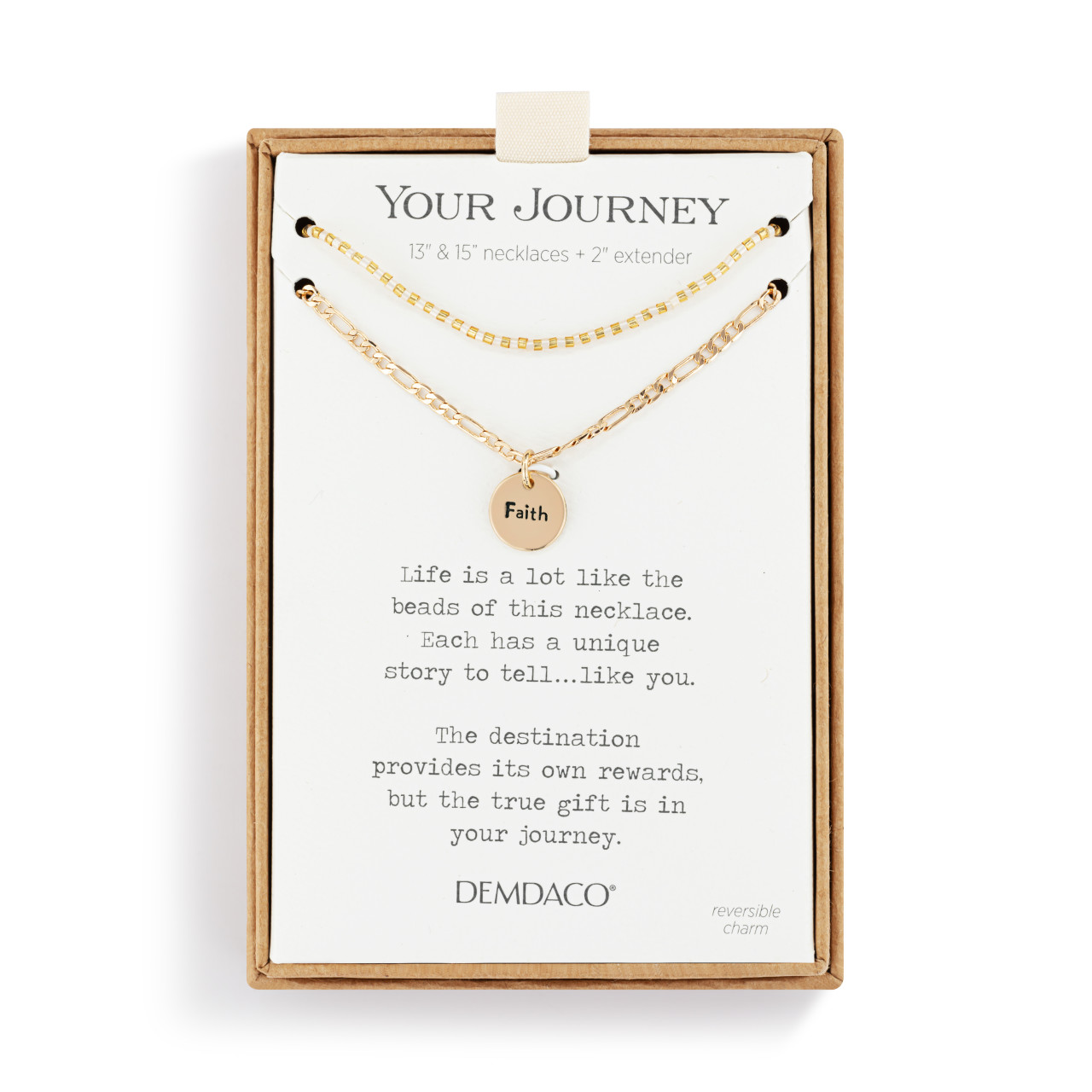 Your Journey Beaded Necklace - Faith thumbnail