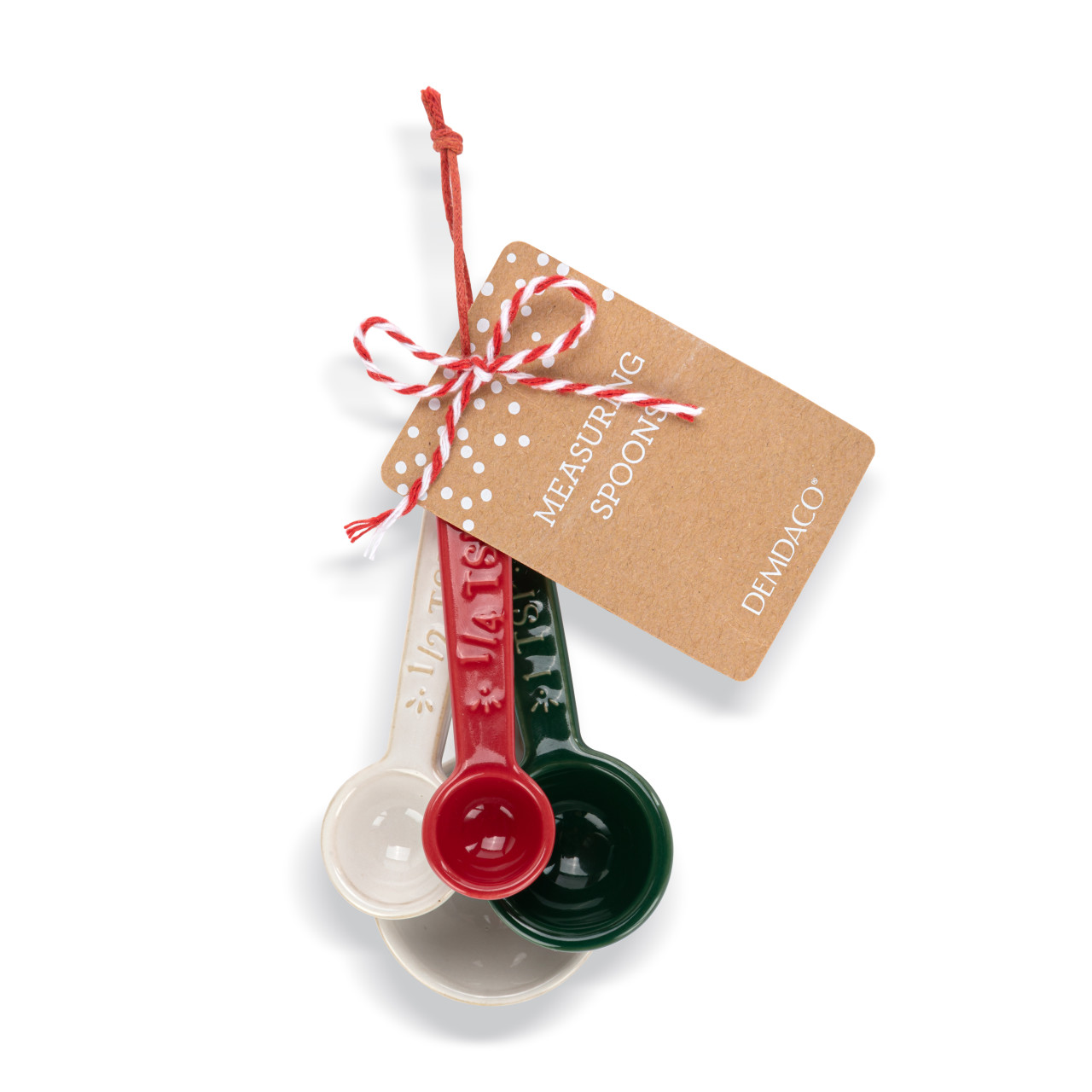 Ceramic Christmas Measuring Spoons thumbnail