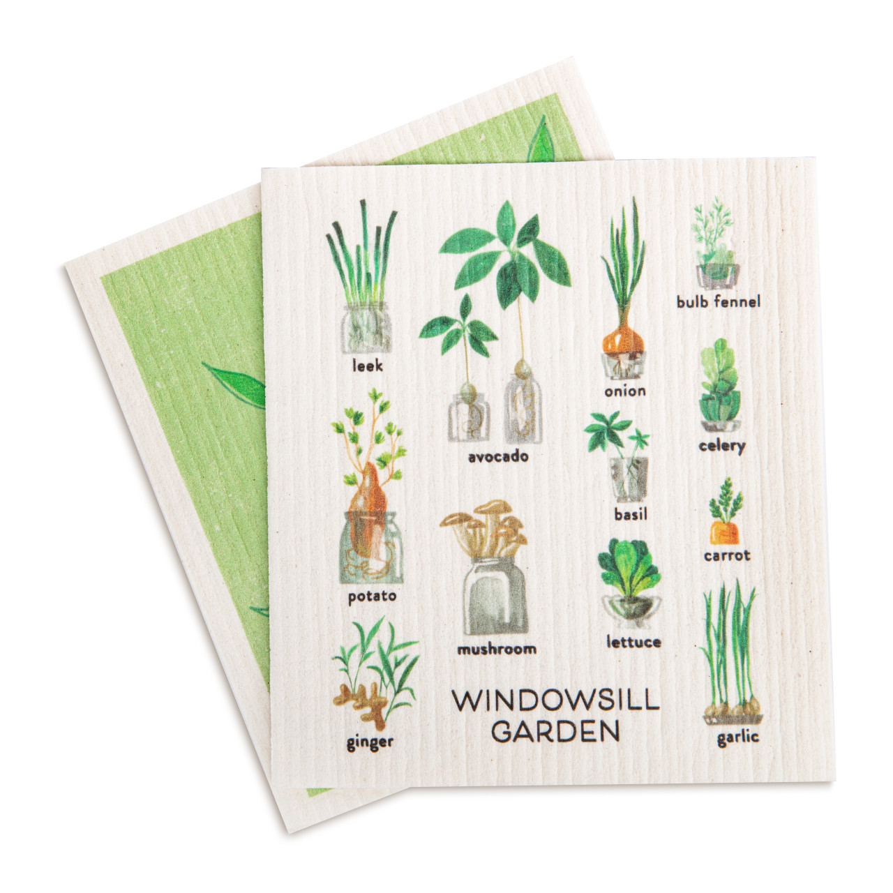 Biodegradable Dish Cloths Set of 2 - Windowsill Garden thumbnail