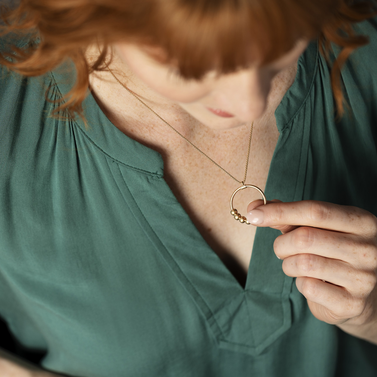 BeCalm Gold Necklace - 18in thumbnail