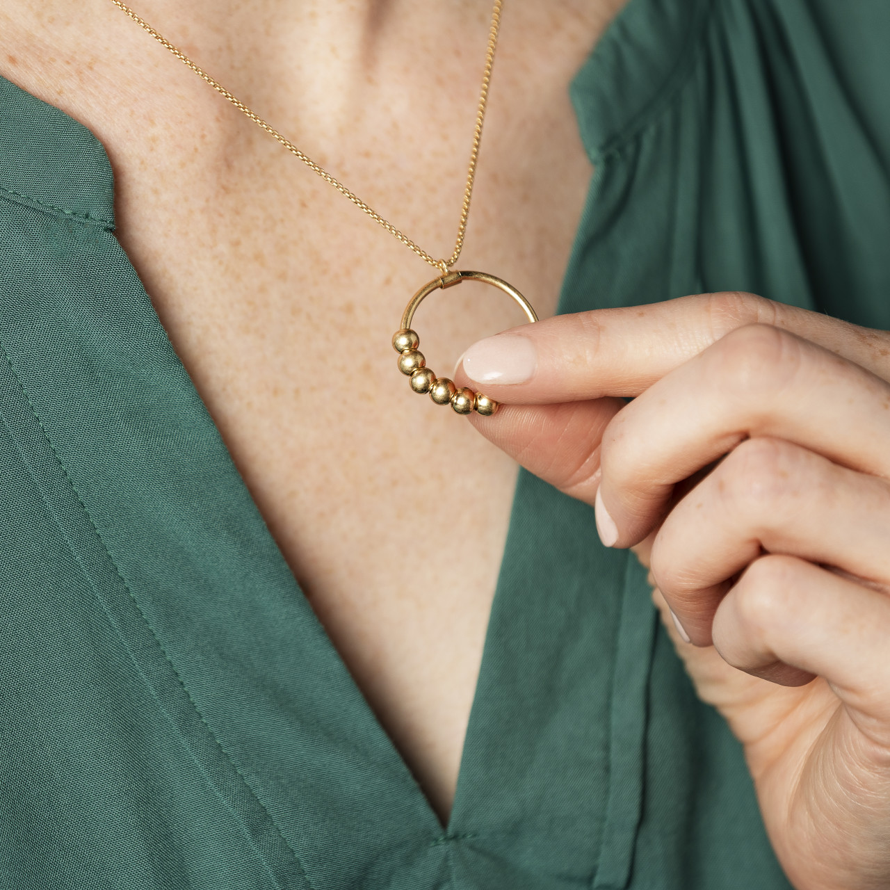 BeCalm Gold Necklace - 18in thumbnail