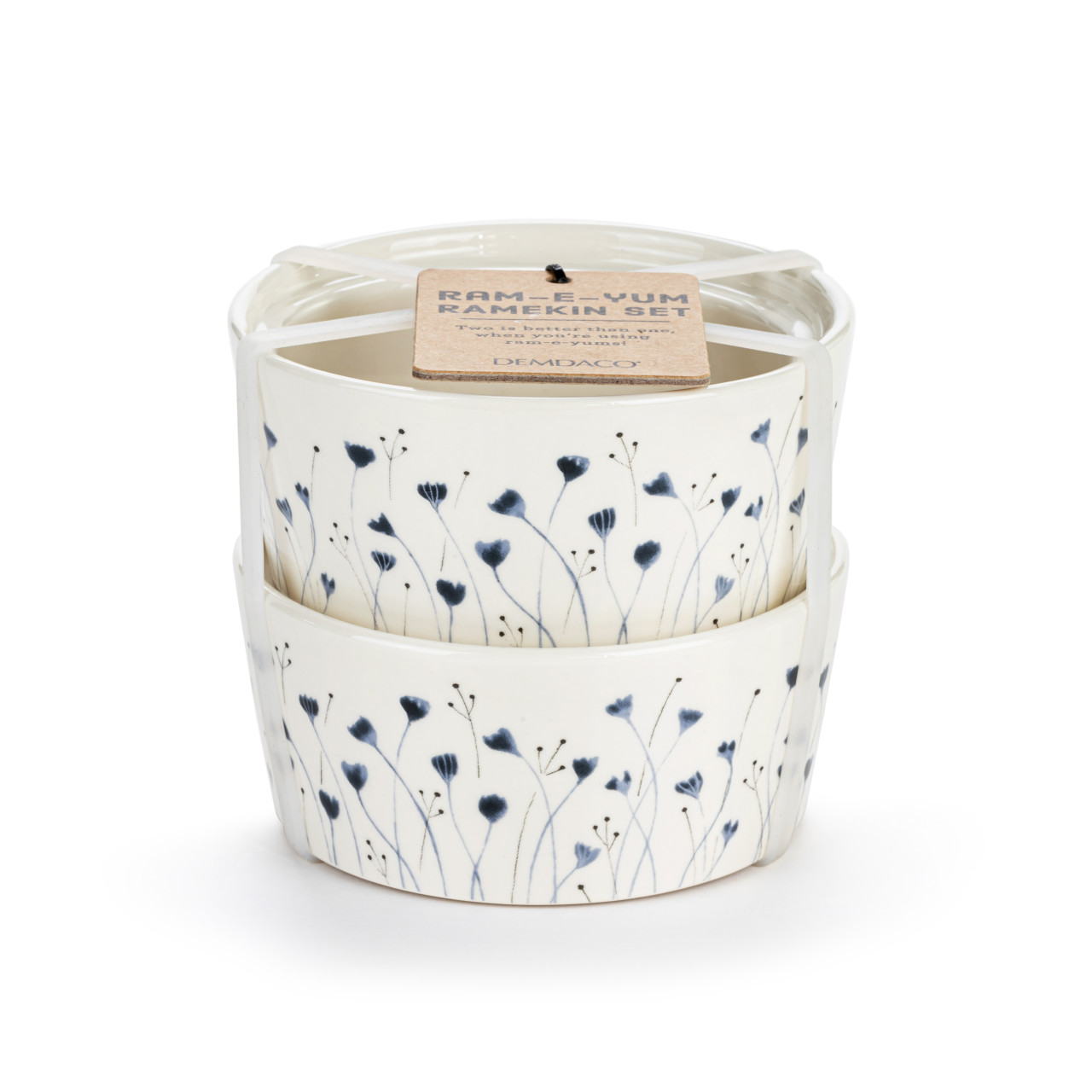 Blue Wildflowers Ramekins - Set of 2 thumbnail
