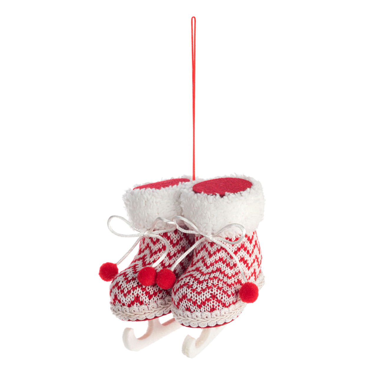 Fabric Snow Skates Ornament thumbnail