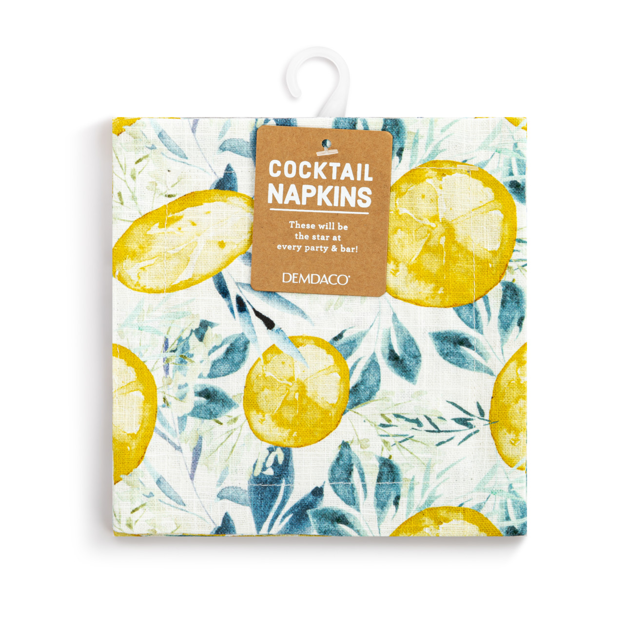 Lemons Fabric Cocktail Napkin thumbnail