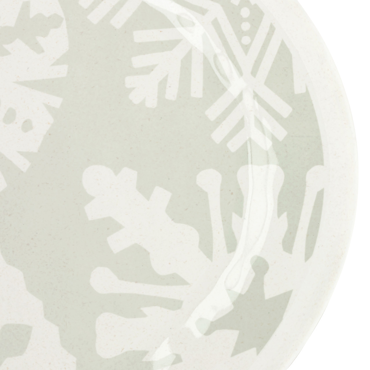 Snowflake Large Melamine Oval Platter thumbnail