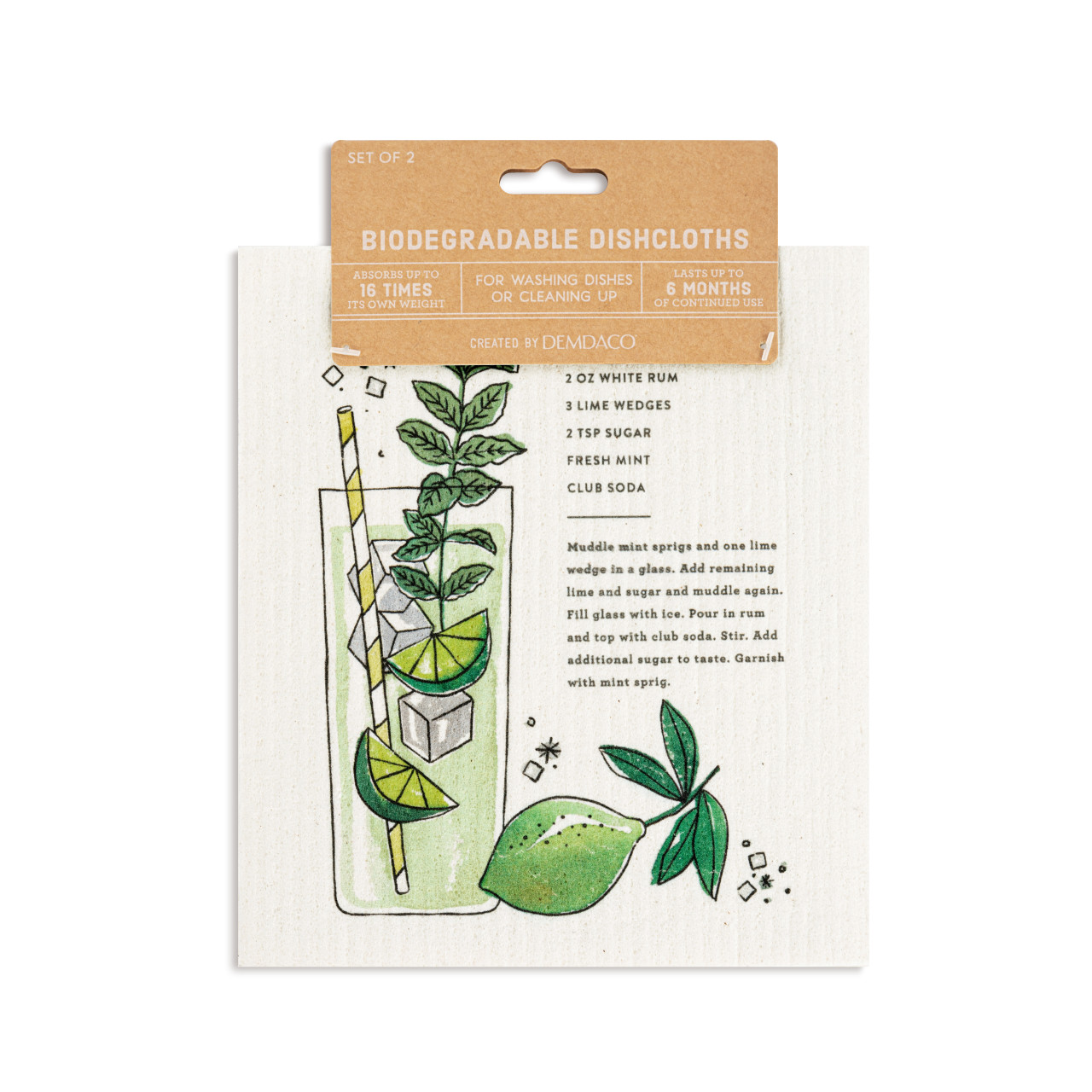 BioDishCloths Set of 2 - Mojito thumbnail