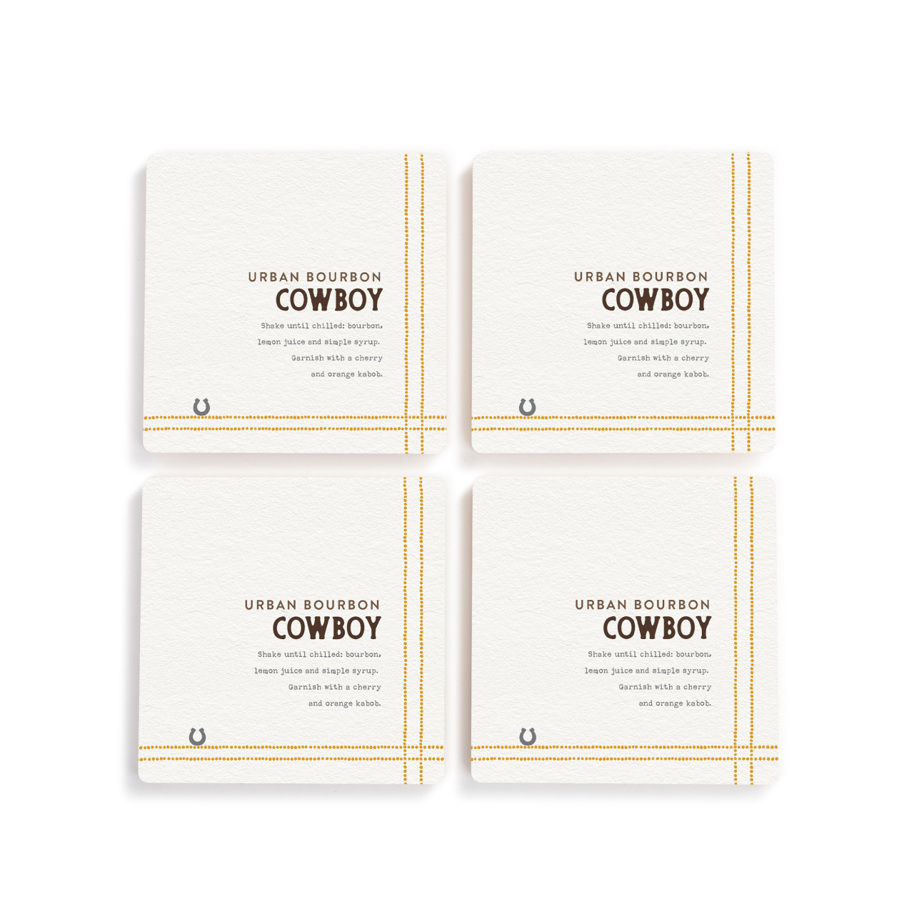 Recipes Bourbon Cowboy Coasters - S4 thumbnail