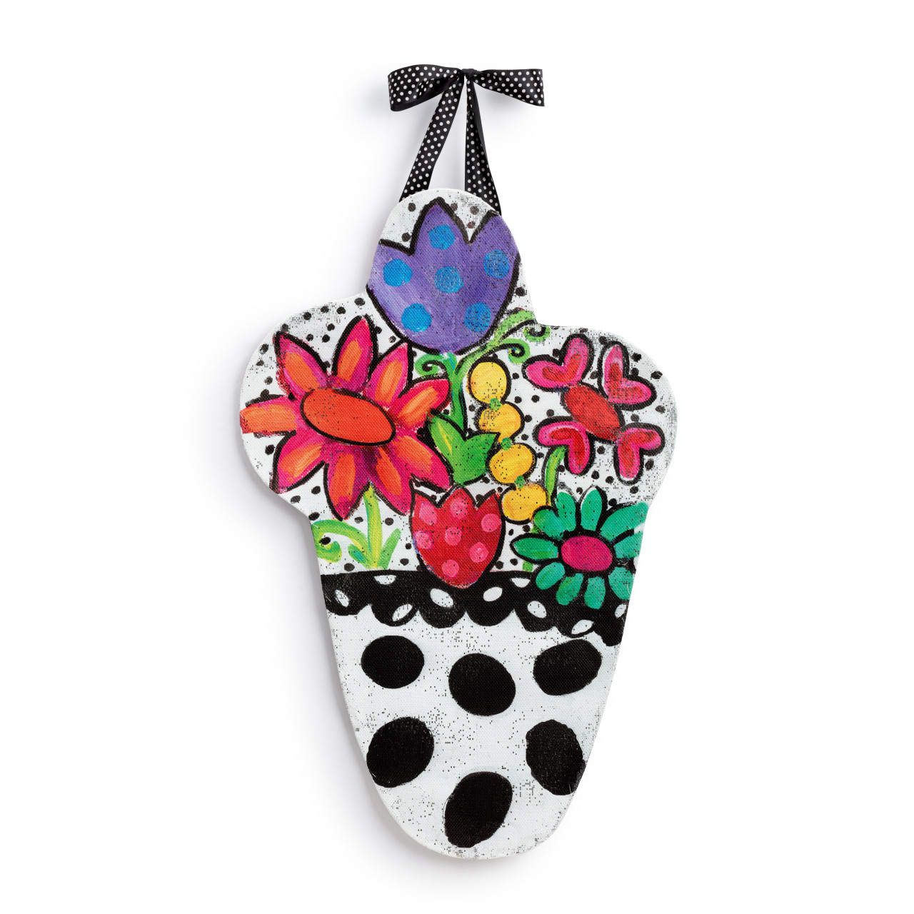 Reversible Flowers Door Hanger thumbnail