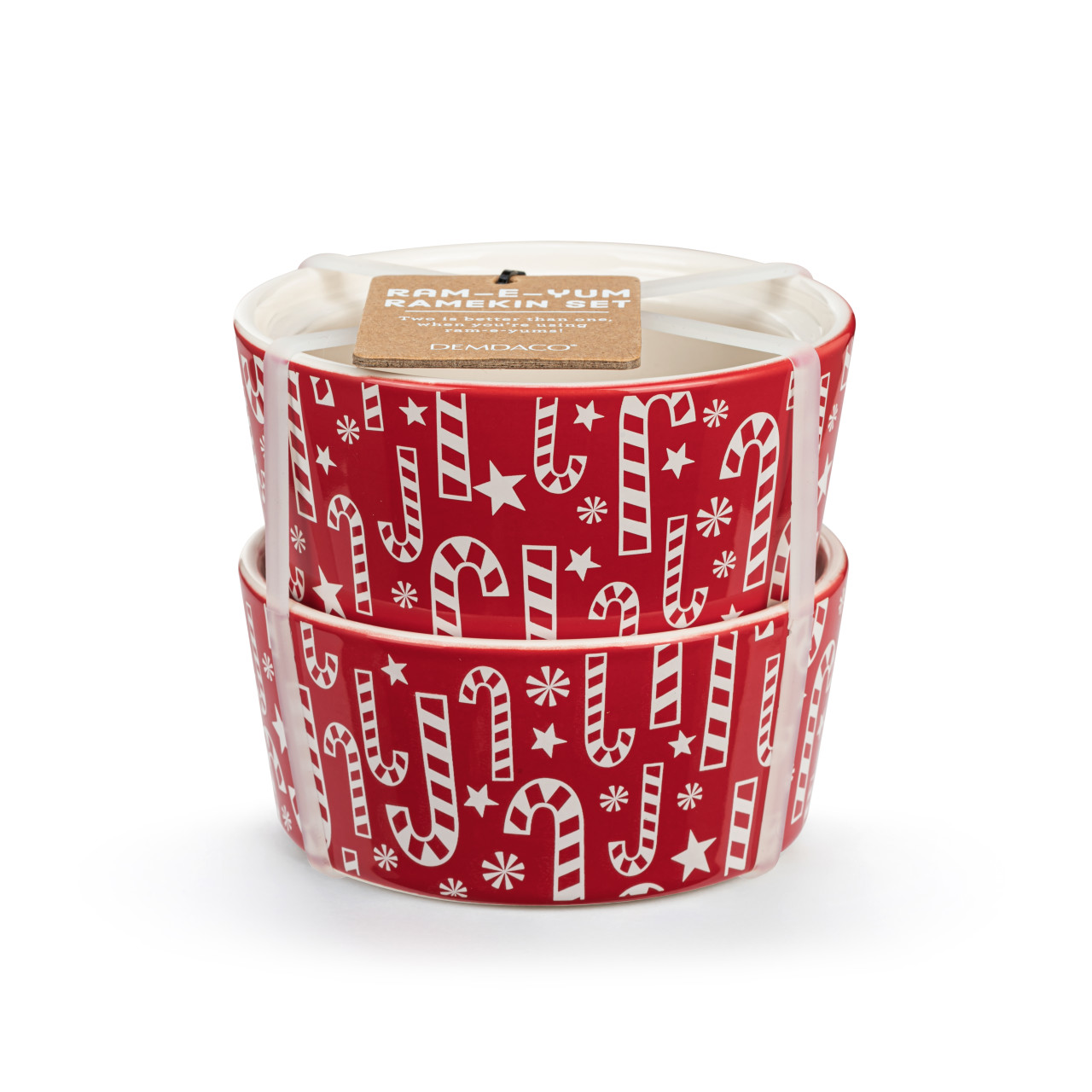 Candy Canes Ramekins - Set of 2 thumbnail