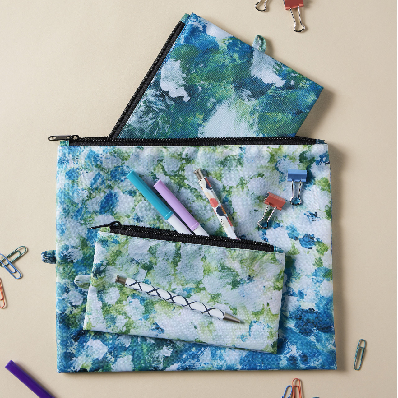ArtLifting Pouch Set - White Flowers thumbnail