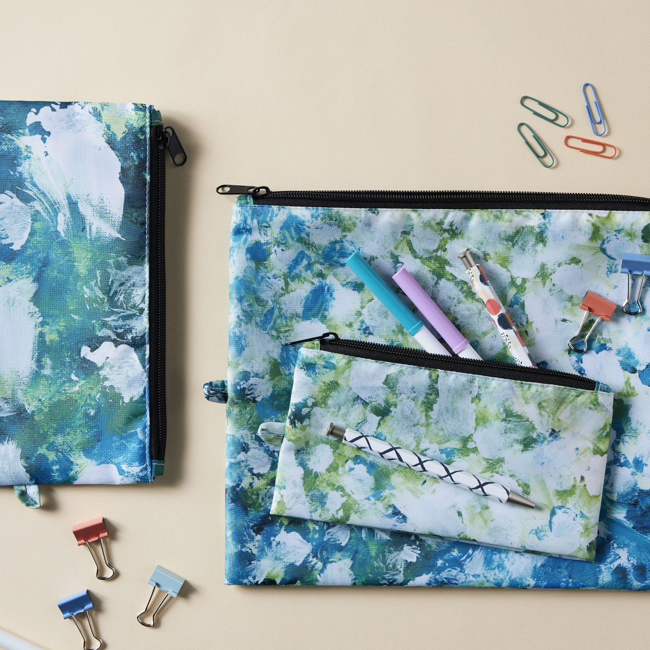 ArtLifting Pouch Set - White Flowers thumbnail