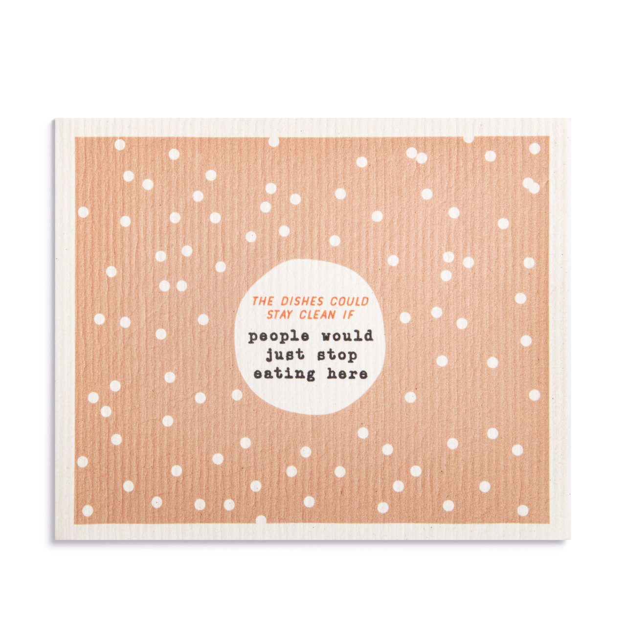 Stop Eating Here Extra Large Biodegradable Dish Cloth thumbnail