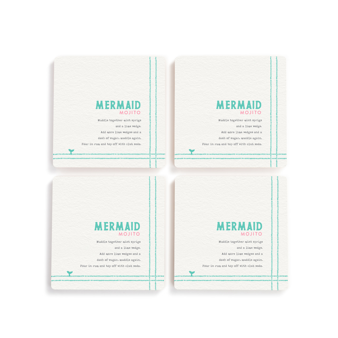 Recipes Mermaid Mojito Coasters - S4 thumbnail