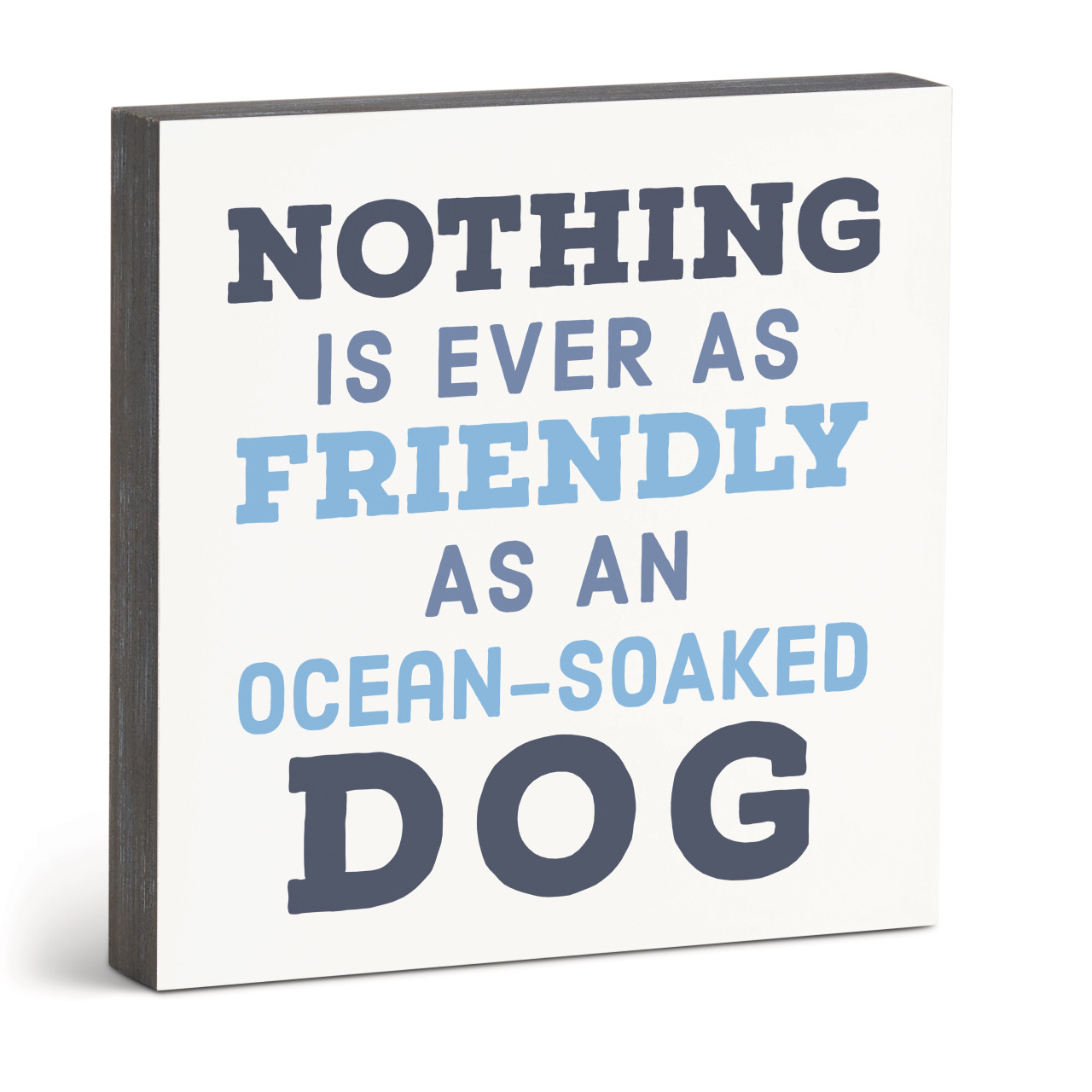 Ocean-Soaked Dog Wall Art - 10"sq. thumbnail
