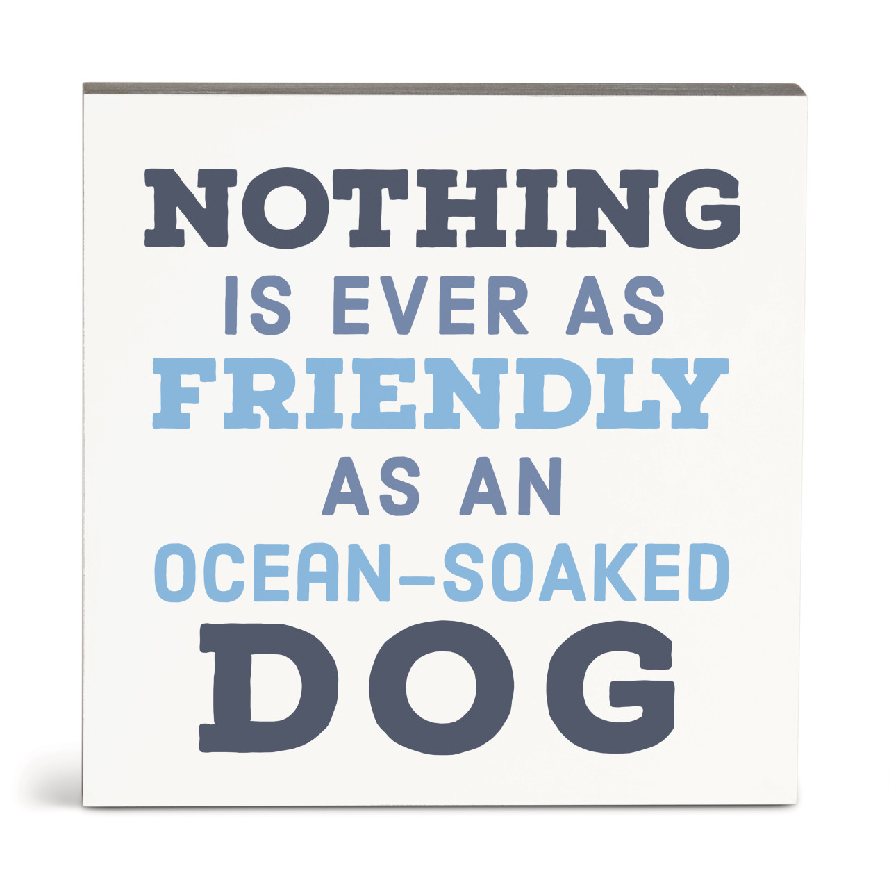 Ocean-Soaked Dog Wall Art - 10"sq. thumbnail