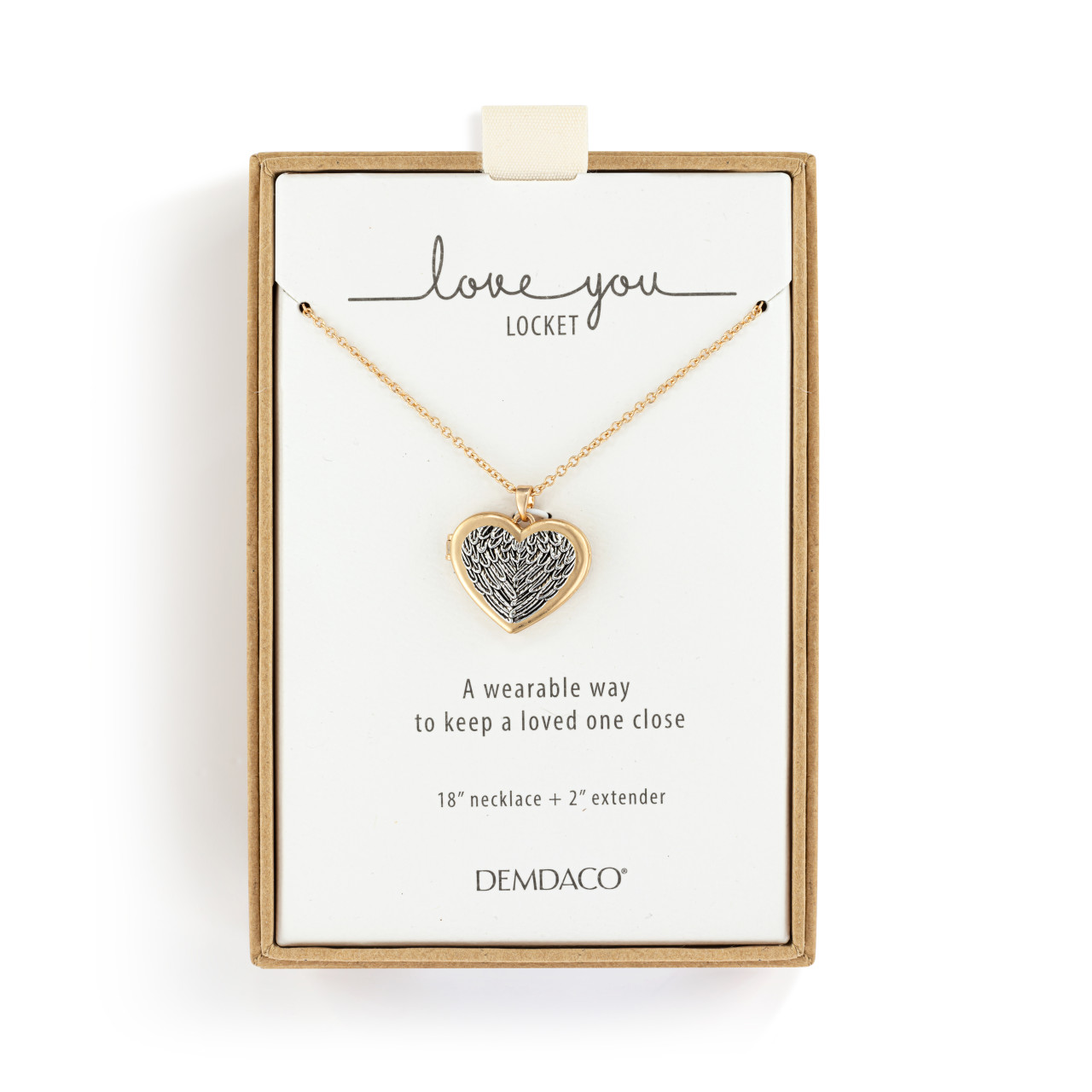 Guardian Angel Locket - Gold thumbnail