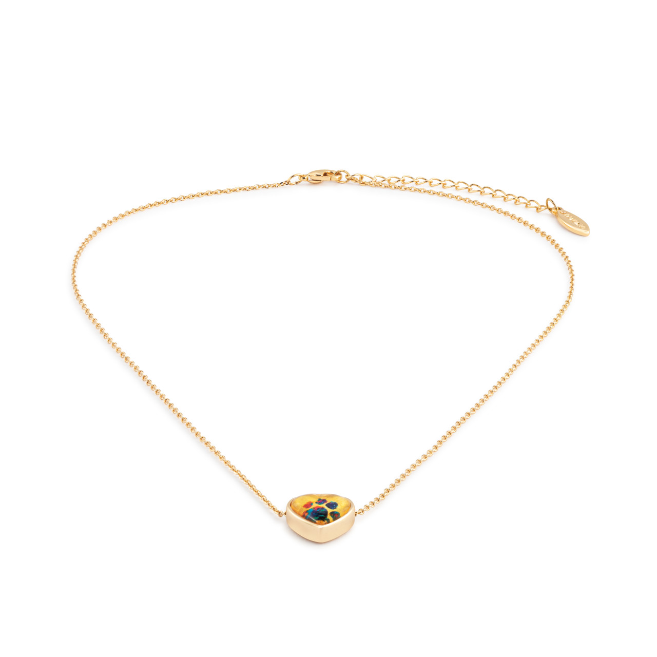 Art Heart Necklace - Dog Mom thumbnail
