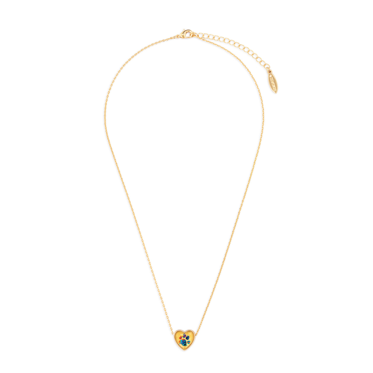 Art Heart Necklace - Dog Mom thumbnail