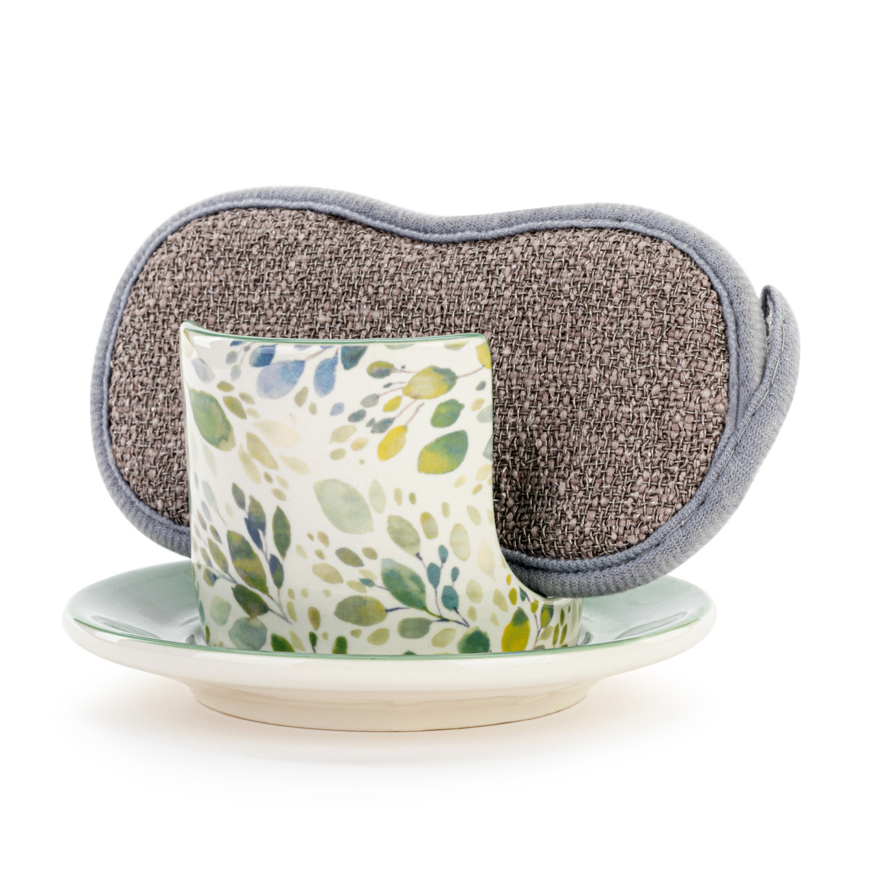 Spring Leaves Soap Dish with Sponge thumbnail