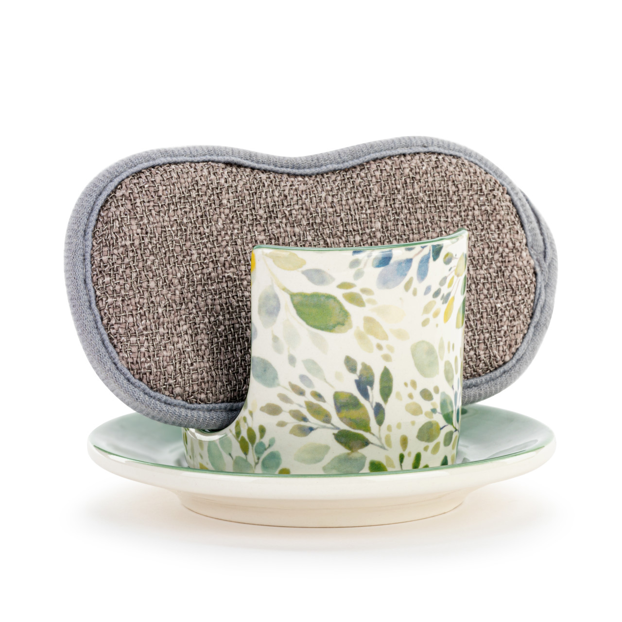 Spring Leaves Soap Dish with Sponge thumbnail