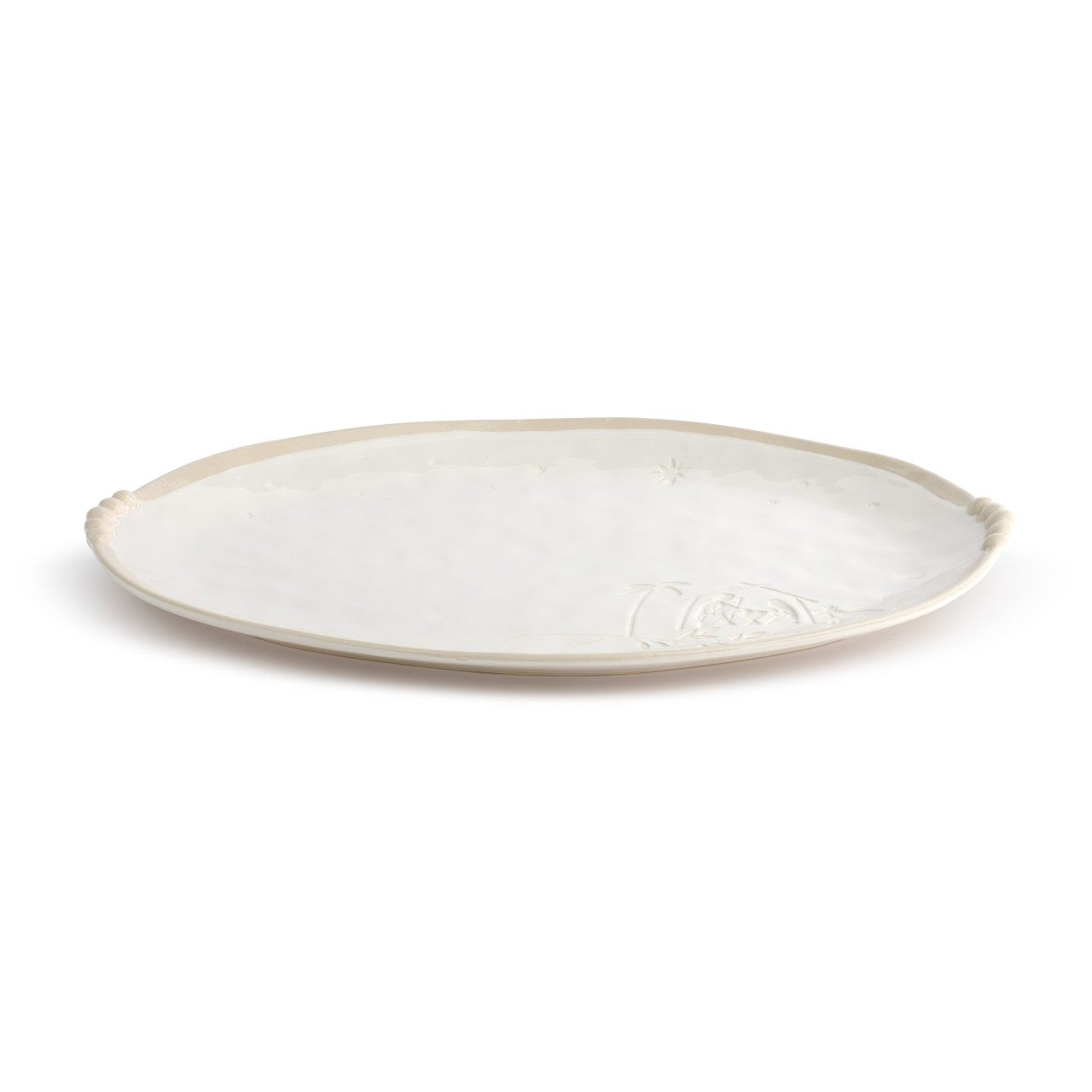 Christmas Journey Holy Family Ceramic Serving Platter 13" x 17.5" thumbnail