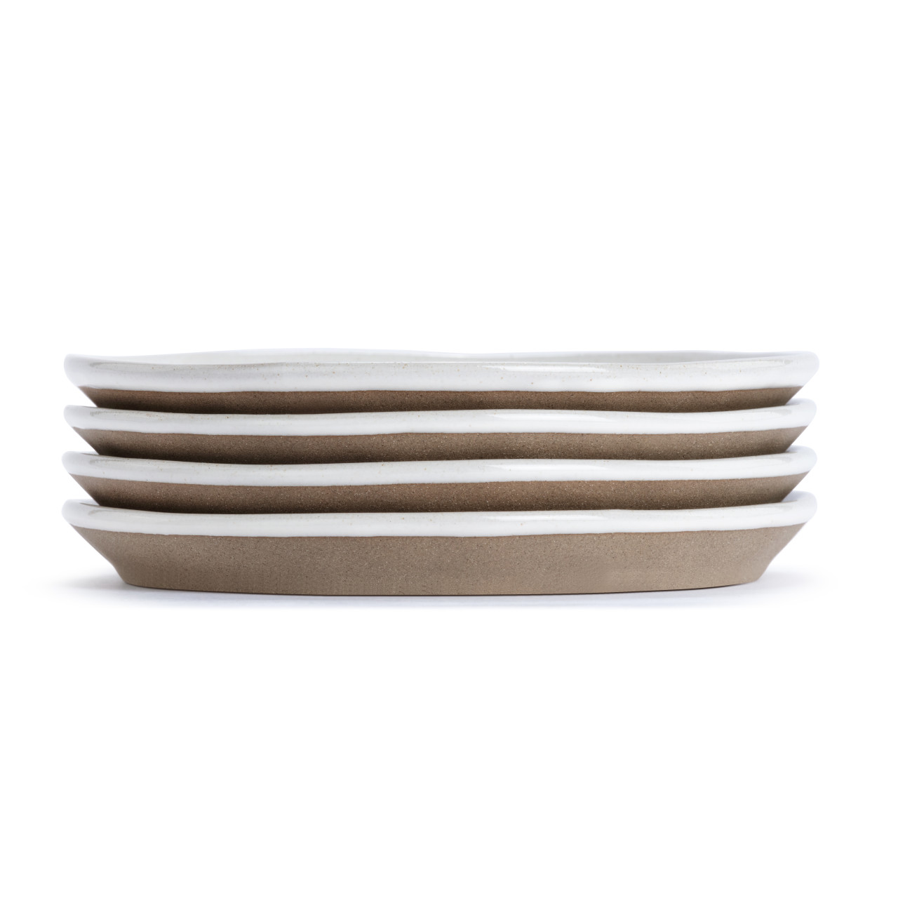 White Nibble Appetizer Plates - Set of 4 thumbnail
