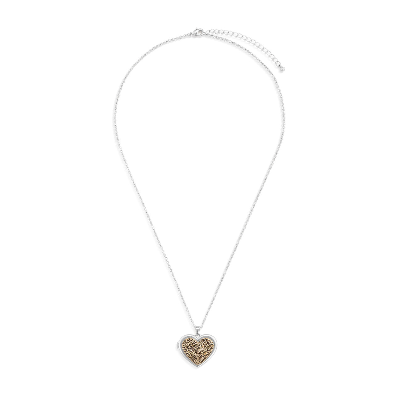 Guardian Angel Locket - Silver thumbnail