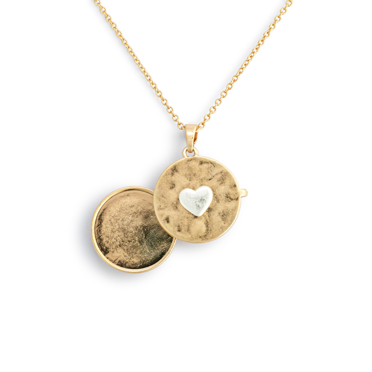 Love you Locket Necklace - Gold thumbnail