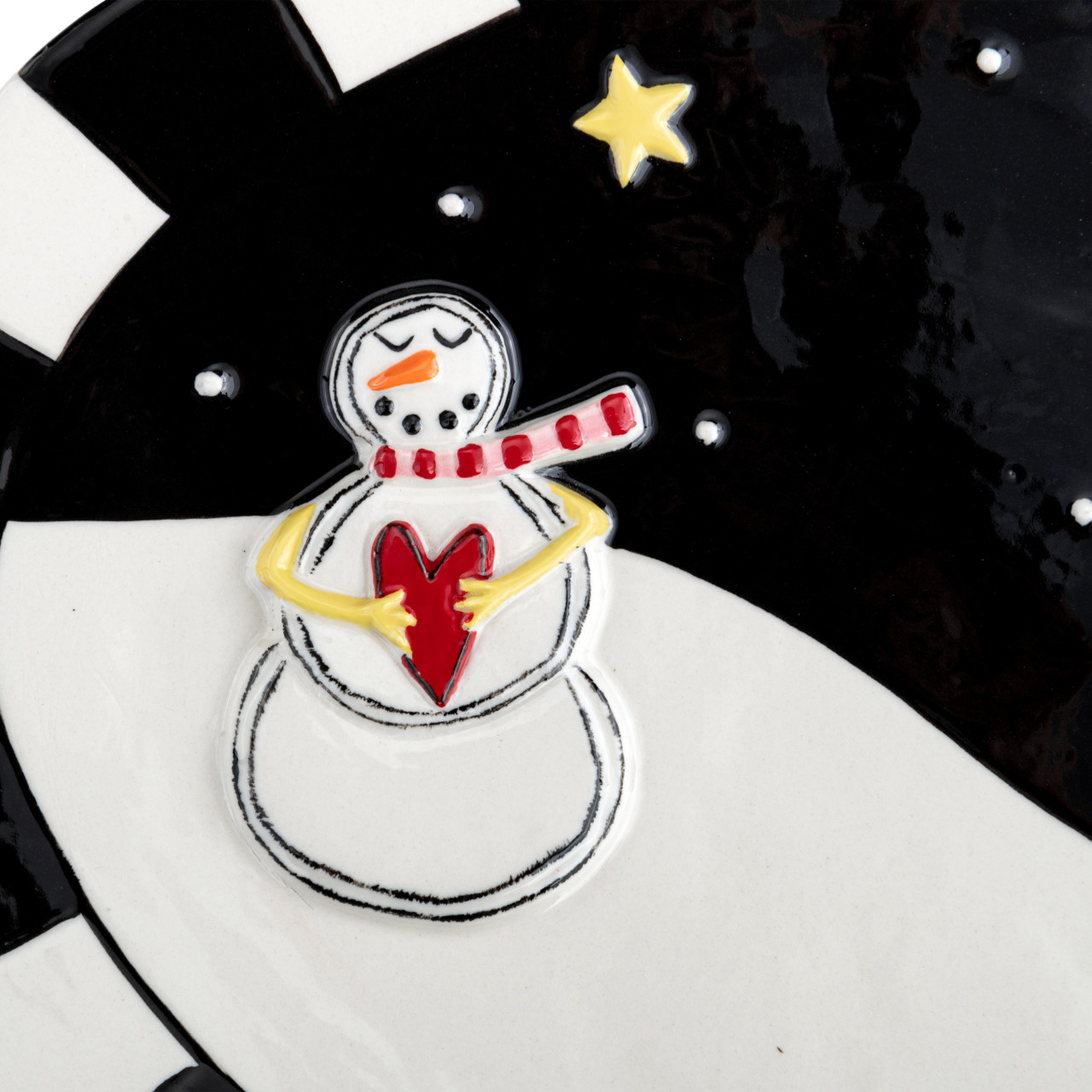 Evening Snowman Serving Platter thumbnail
