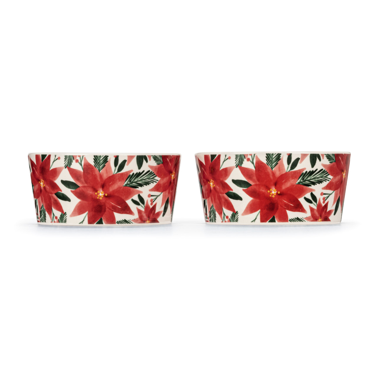 Poinsettia Ramekins - Set of 2 thumbnail