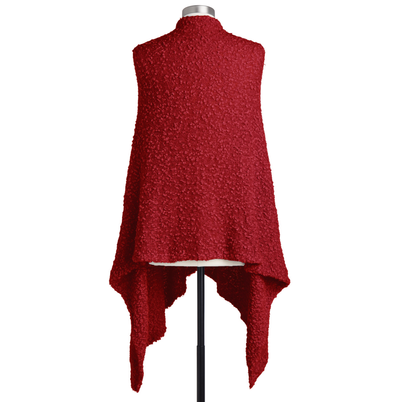 Giving Collection Vibrant Red Giving Shawl With Pockets thumbnail