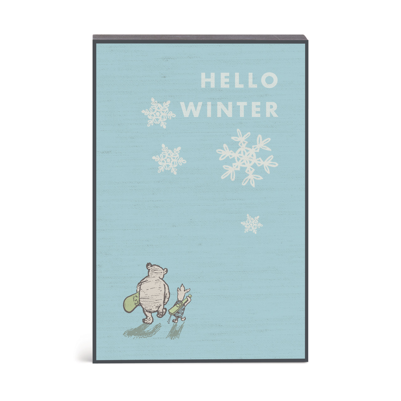 Hello Winter Wall Art - 12x8 thumbnail